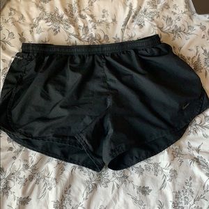 Nike DriFit Chiffon Black Shorts Large